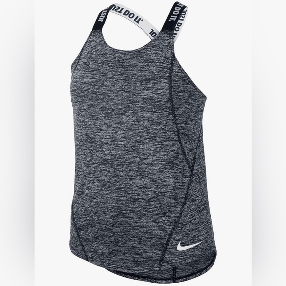 Nike Women's Black and White Tank Top - Picture 1 of 11